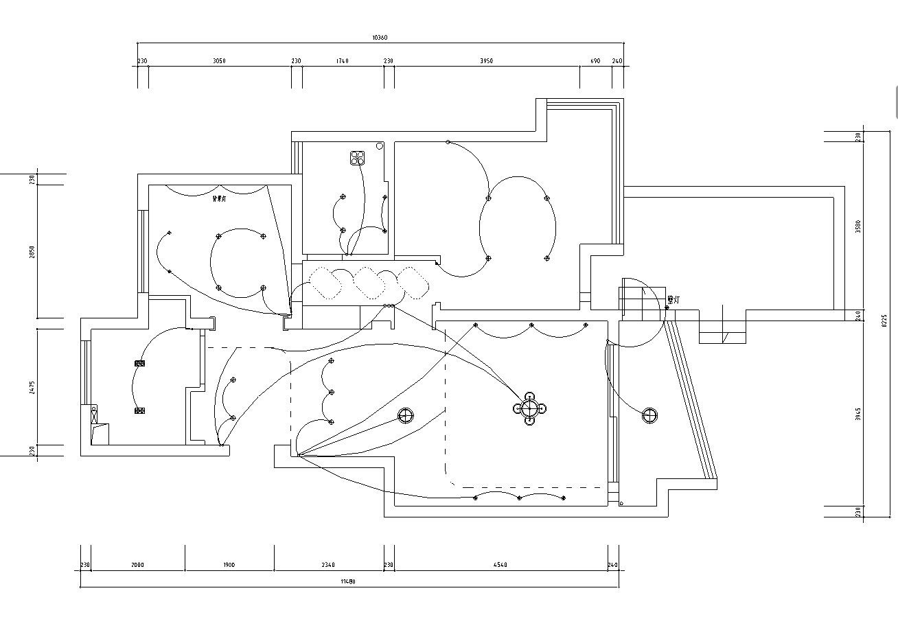 [江苏]常熟城市花园公寓室内施工图设计（附实景图）cad施工图下载【ID:160388162】