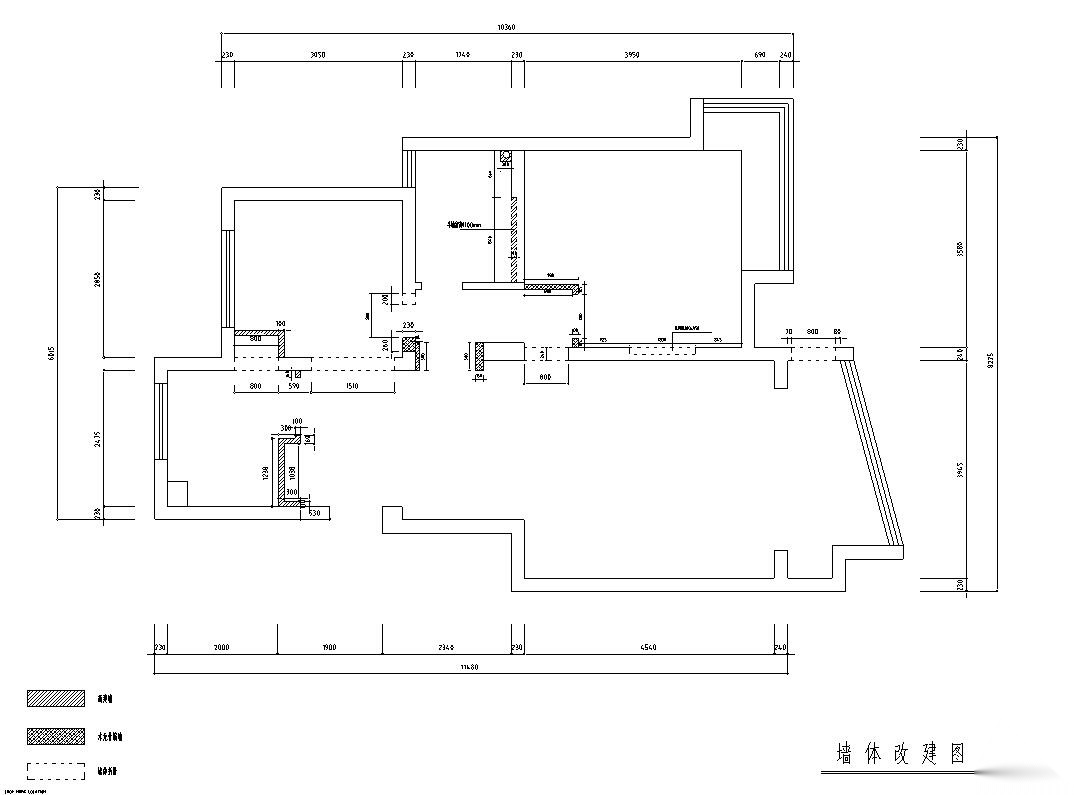 [江苏]常熟城市花园公寓室内施工图设计（附实景图）cad施工图下载【ID:160388162】