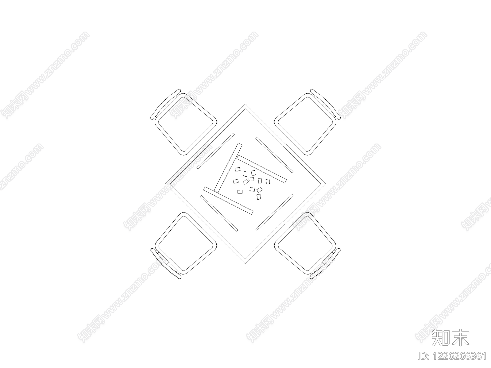 桌子CAD图纸