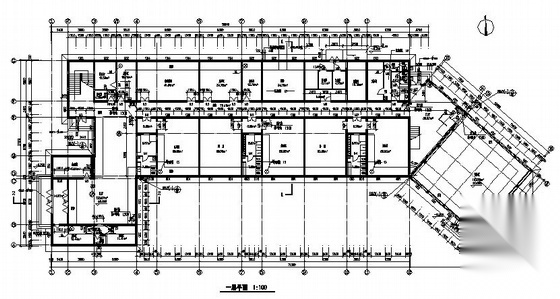 北京某三层八班幼儿园施工图cad施工图下载【ID:151569180】