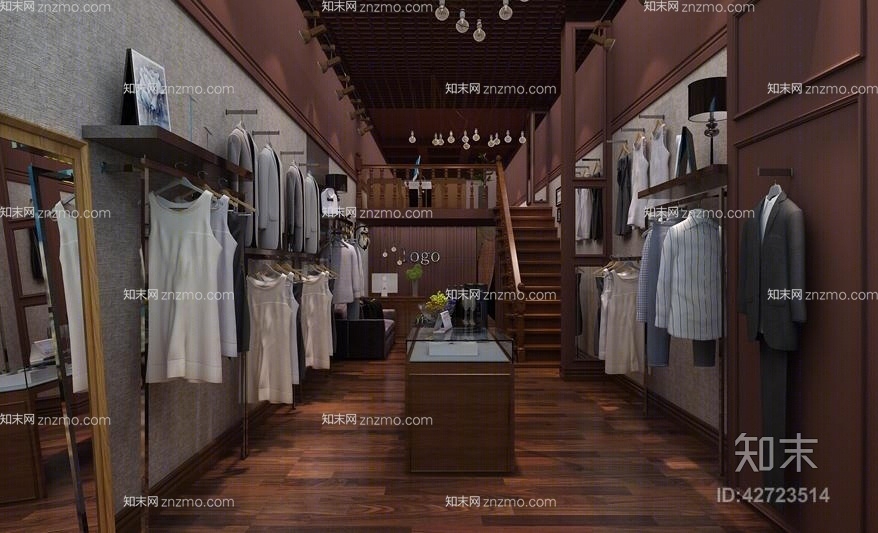 布艺展示服装3D模型下载【ID:42723514】