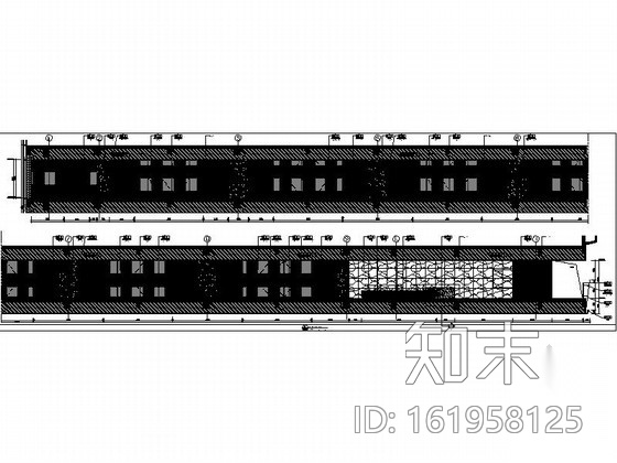 [南京]高档四星级酒店走道及电梯厅施工图（含效果）cad施工图下载【ID:161958125】