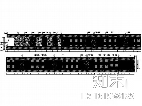[南京]高档四星级酒店走道及电梯厅施工图（含效果）cad施工图下载【ID:161958125】