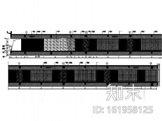 [南京]高档四星级酒店走道及电梯厅施工图（含效果）cad施工图下载【ID:161958125】