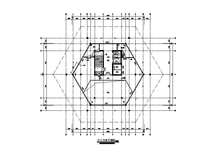 [宁夏]七层传统风格办公酒店综合体建筑施工图施工图下载【ID:149952128】