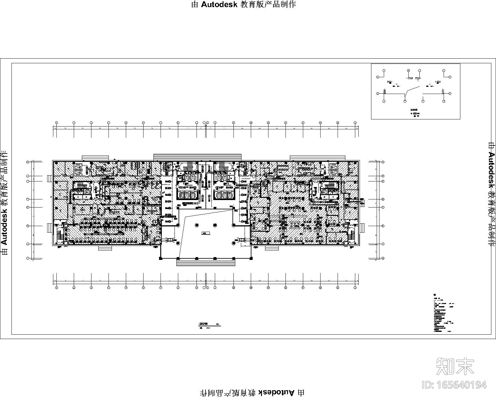 [山东]8万平方米医院病暖通设计图cad施工图下载【ID:165640194】