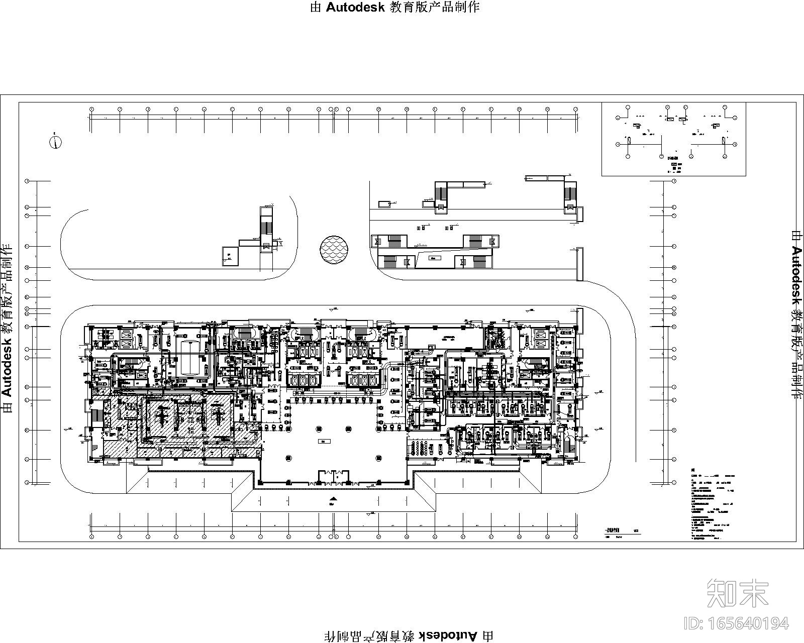 [山东]8万平方米医院病暖通设计图cad施工图下载【ID:165640194】