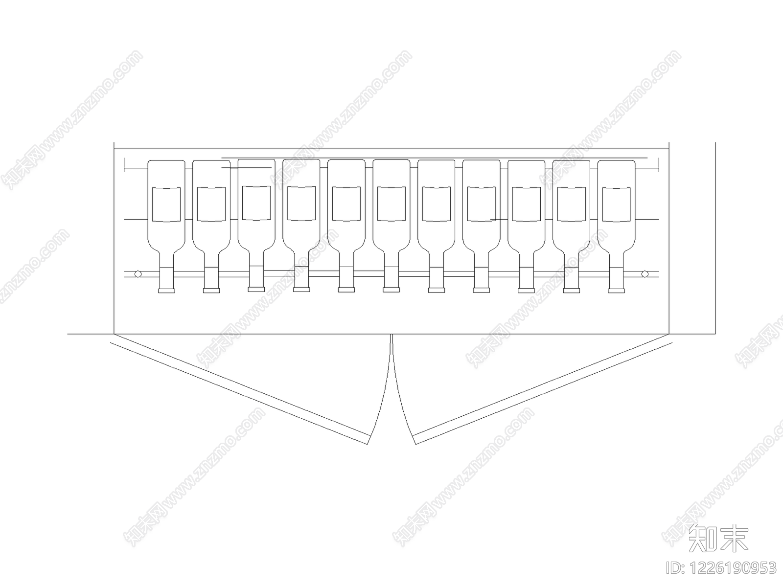 柜子cad施工图下载【ID:1226190953】