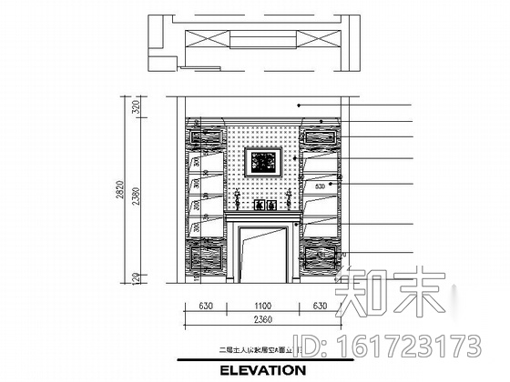 [重庆]欧陆风格双层别墅室内装修图cad施工图下载【ID:161723173】