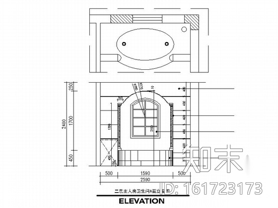 [重庆]欧陆风格双层别墅室内装修图cad施工图下载【ID:161723173】