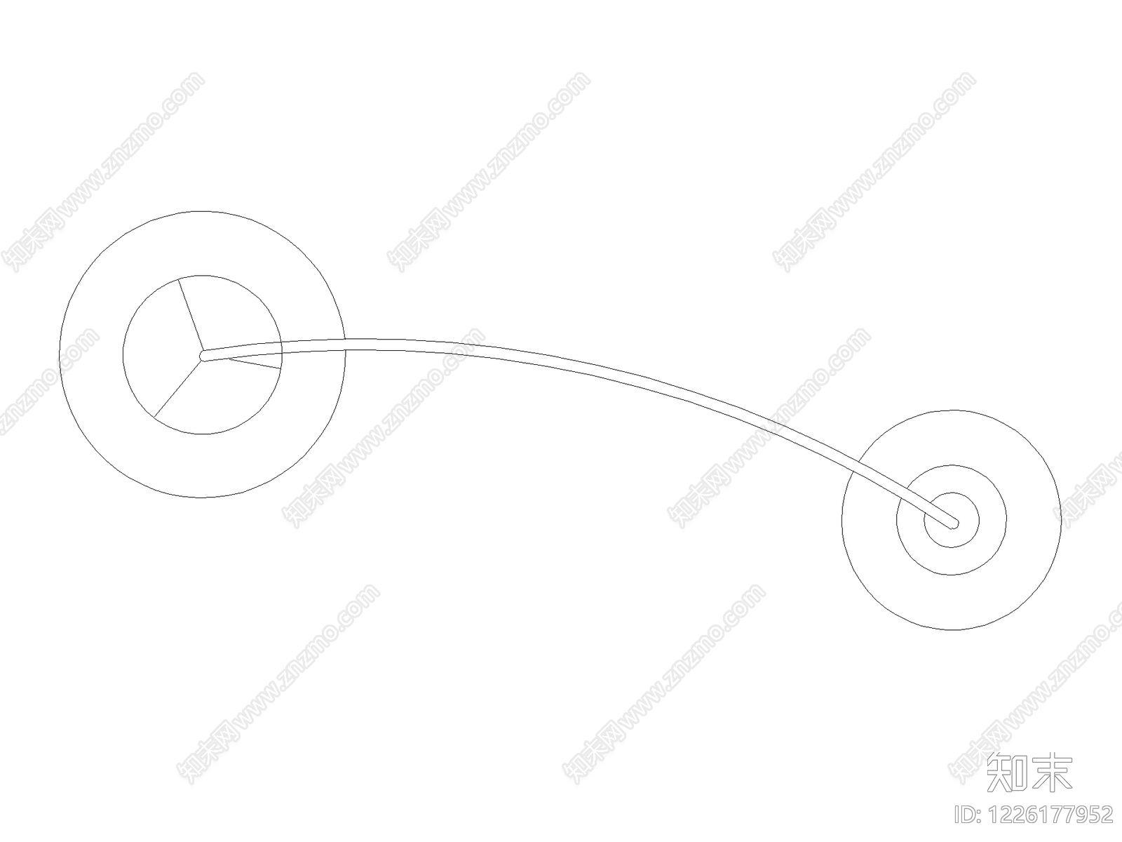 灯具图块cad施工图下载【ID:1226177952】