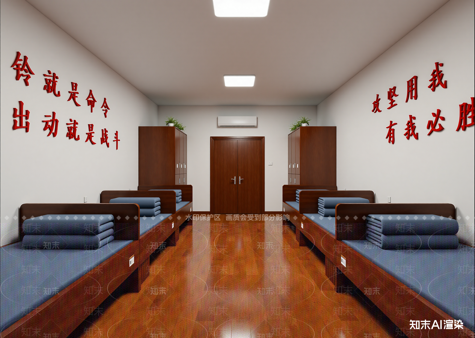 现代宿舍3D模型下载【ID:1214705227】