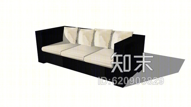 沙发座固定3迈阿密，房子的世界。参考文献：110.533价格：399€SU模型下载【ID:620903829】