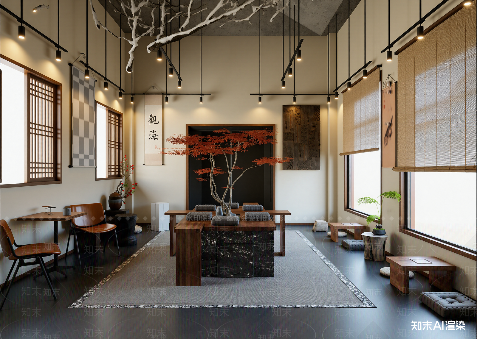 中式茶馆3D模型下载【ID:1215016474】