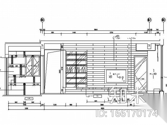 [成都]150平米三居样板房施工图cad施工图下载【ID:166170174】