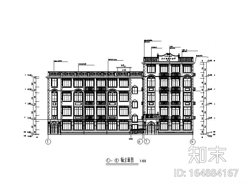 砖混结构小学教学楼加固改造施工图(加建)cad施工图下载【ID:164884167】