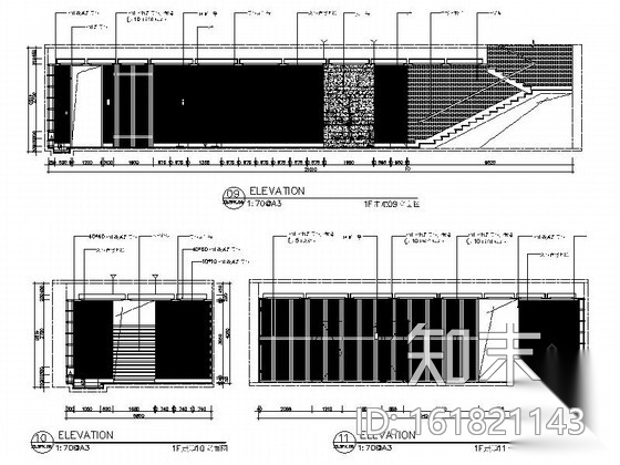 [新疆]1200㎡现代风格会所室内装修施工图（含实景图）施工图下载【ID:161821143】