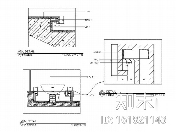 [新疆]1200㎡现代风格会所室内装修施工图（含实景图）施工图下载【ID:161821143】