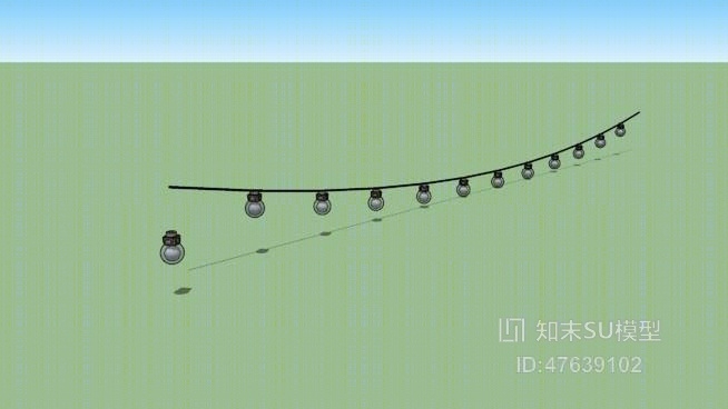 筒灯射灯SU模型下载【ID:47639102】