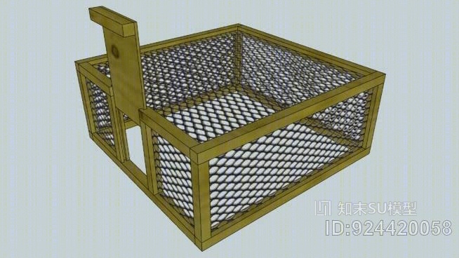 简单动物陷阱SU模型下载【ID:924420058】