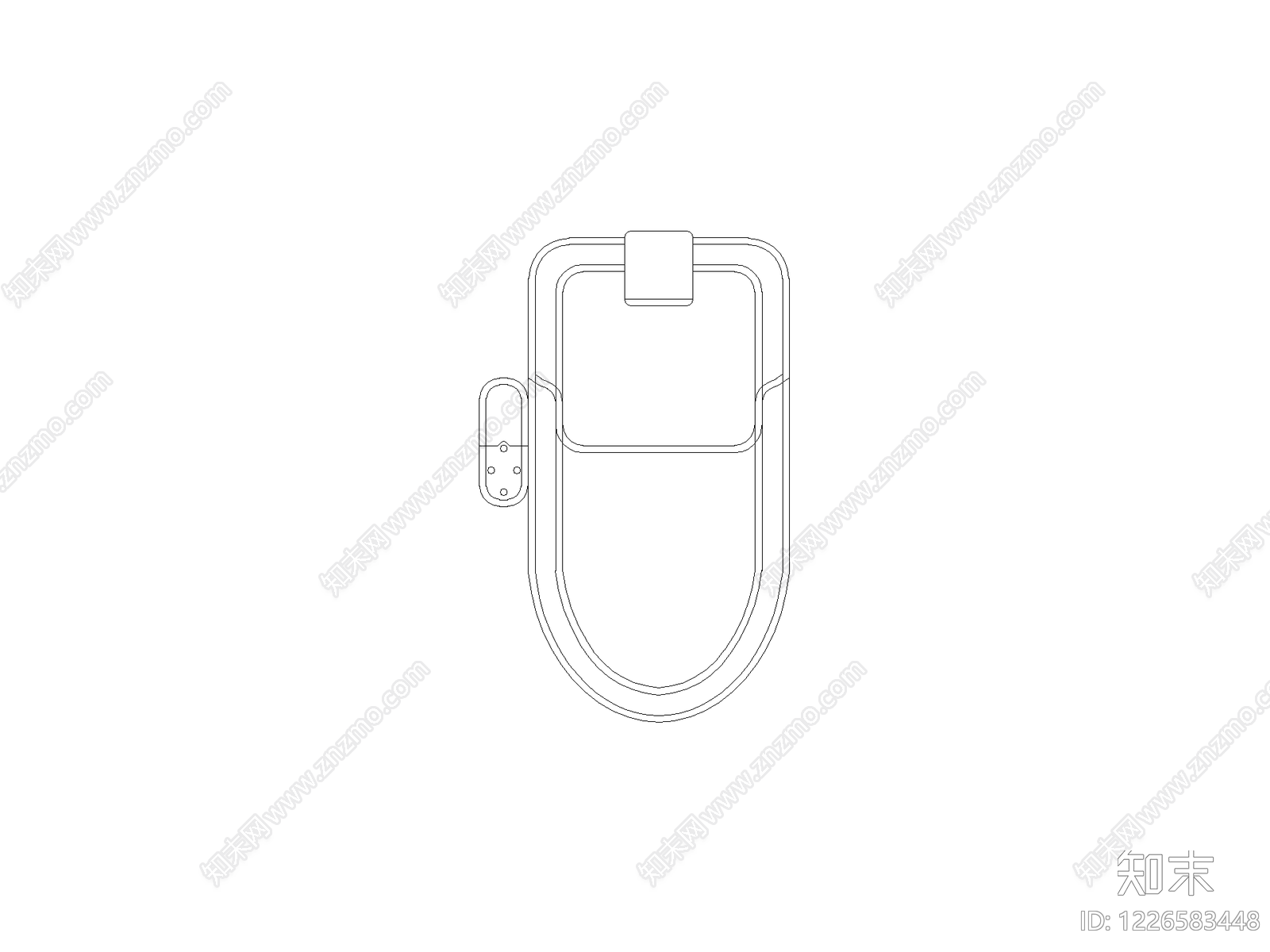 现代卫浴设施CAD图纸