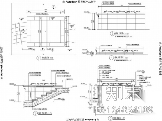 [湖北]滨湖公园景观规划设计施工图cad施工图下载【ID:164854109】