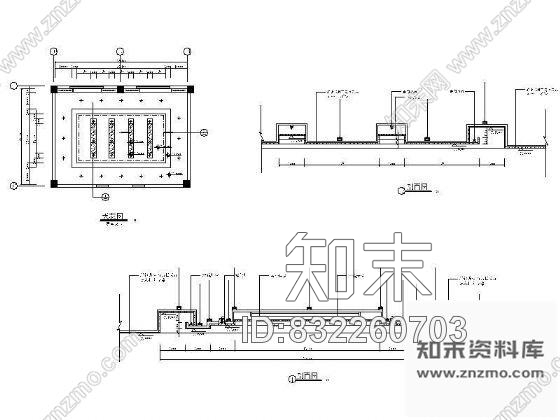 图块/节点会议室天花详图cad施工图下载【ID:832260703】