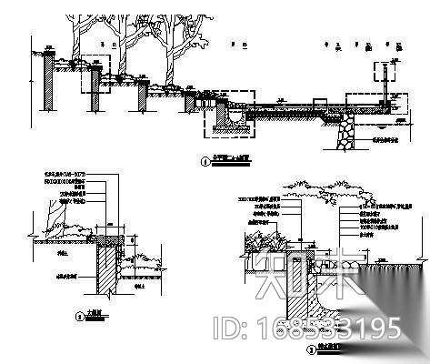 景观设计施工图节点详图cad施工图下载【ID:168533195】