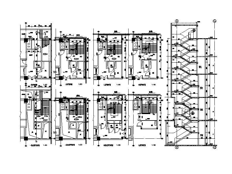 [江苏]超高层框架核心筒结构塔式办公楼建筑施工图施工图下载【ID:149960107】