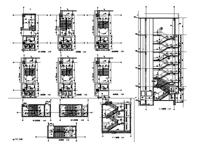 [江苏]超高层框架核心筒结构塔式办公楼建筑施工图施工图下载【ID:166440112】