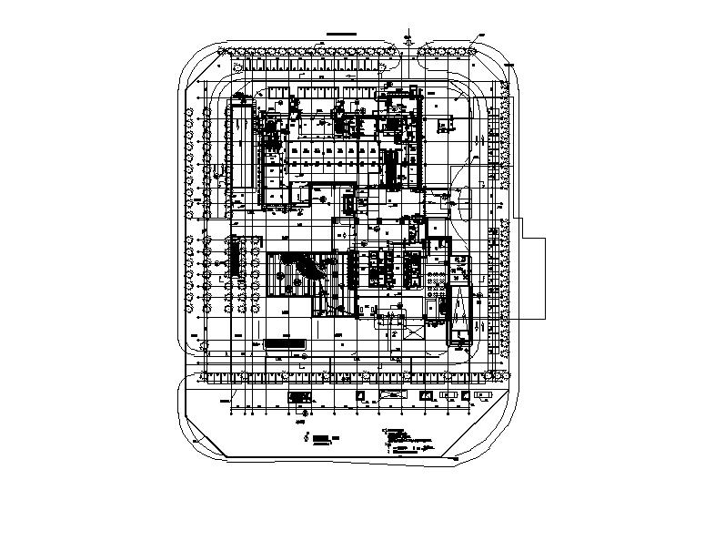 [江苏]超高层框架核心筒结构塔式办公楼建筑施工图施工图下载【ID:166440112】