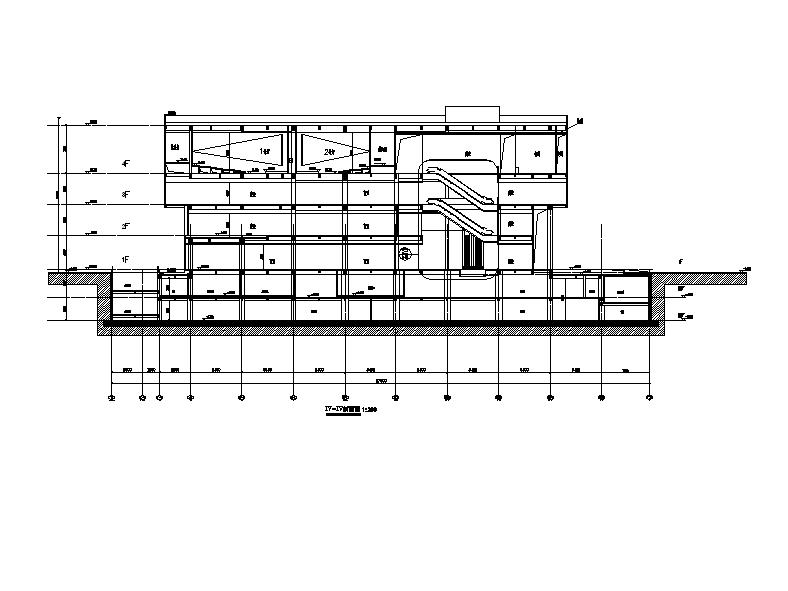 [江苏]超高层框架核心筒结构塔式办公楼建筑施工图施工图下载【ID:166440112】