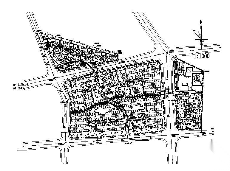 某安置小区总体规划图施工图下载【ID:161101130】