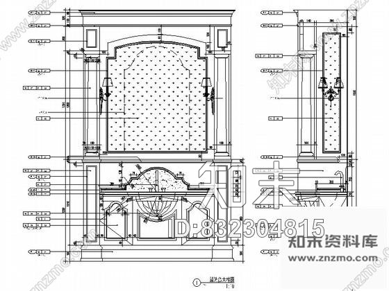 图块/节点奢华盥洗台节点图施工图下载【ID:832304815】