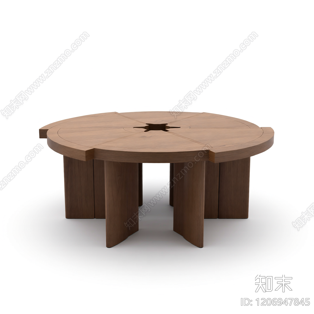 圆形拼接餐桌3D模型下载【ID:1206947845】
