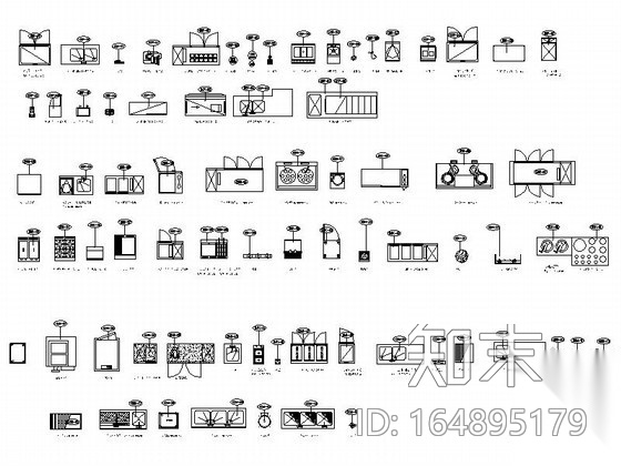 厨房设备cad施工图下载【ID:164895179】