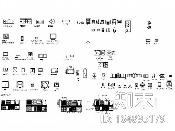 厨房设备cad施工图下载【ID:164895179】