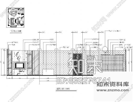 图块/节点卧室空间装饰详图cad施工图下载【ID:832276741】