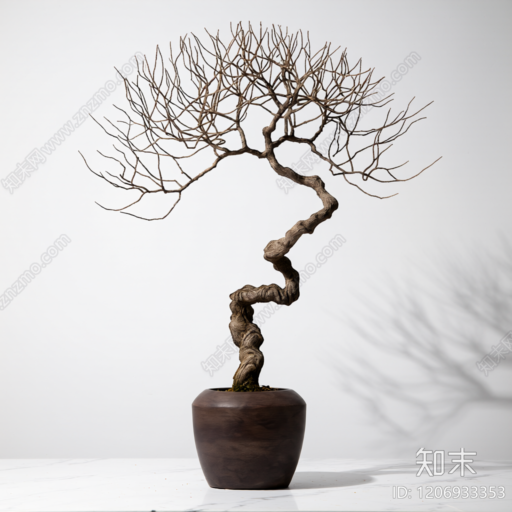 盆景树造型装饰3D模型下载【ID:1206933353】