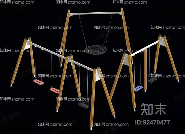 秋千83D模型下载【ID:92470477】