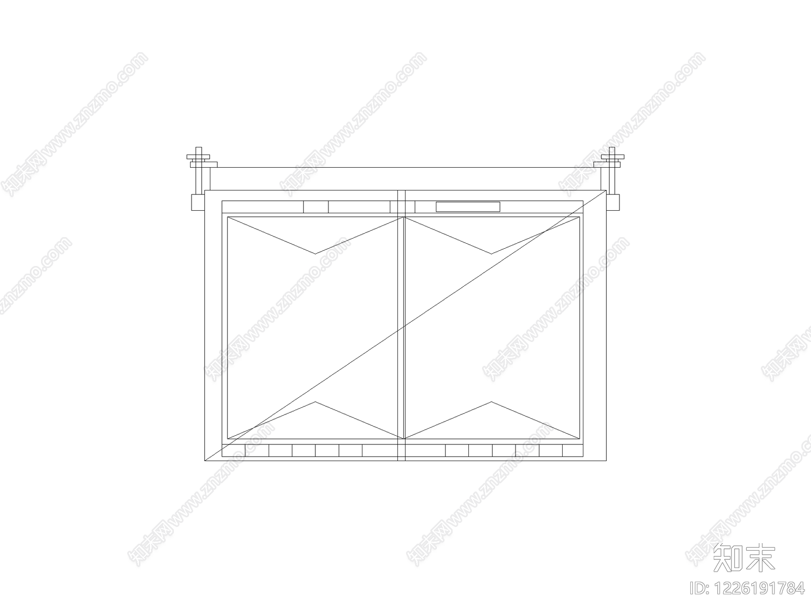 柜子cad施工图下载【ID:1226191784】