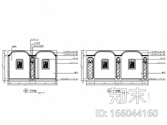 某欧式娱乐会所包房4装修图cad施工图下载【ID:166044160】