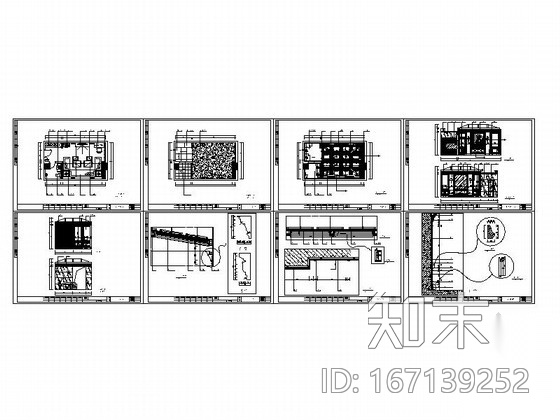 [北京]奢华欧式KTV包厢室内设计施工图cad施工图下载【ID:167139252】