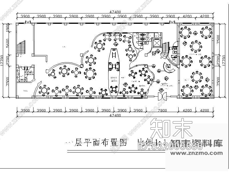 施工图海鲜主题餐厅方案设计含效果cad施工图下载【ID:532003586】