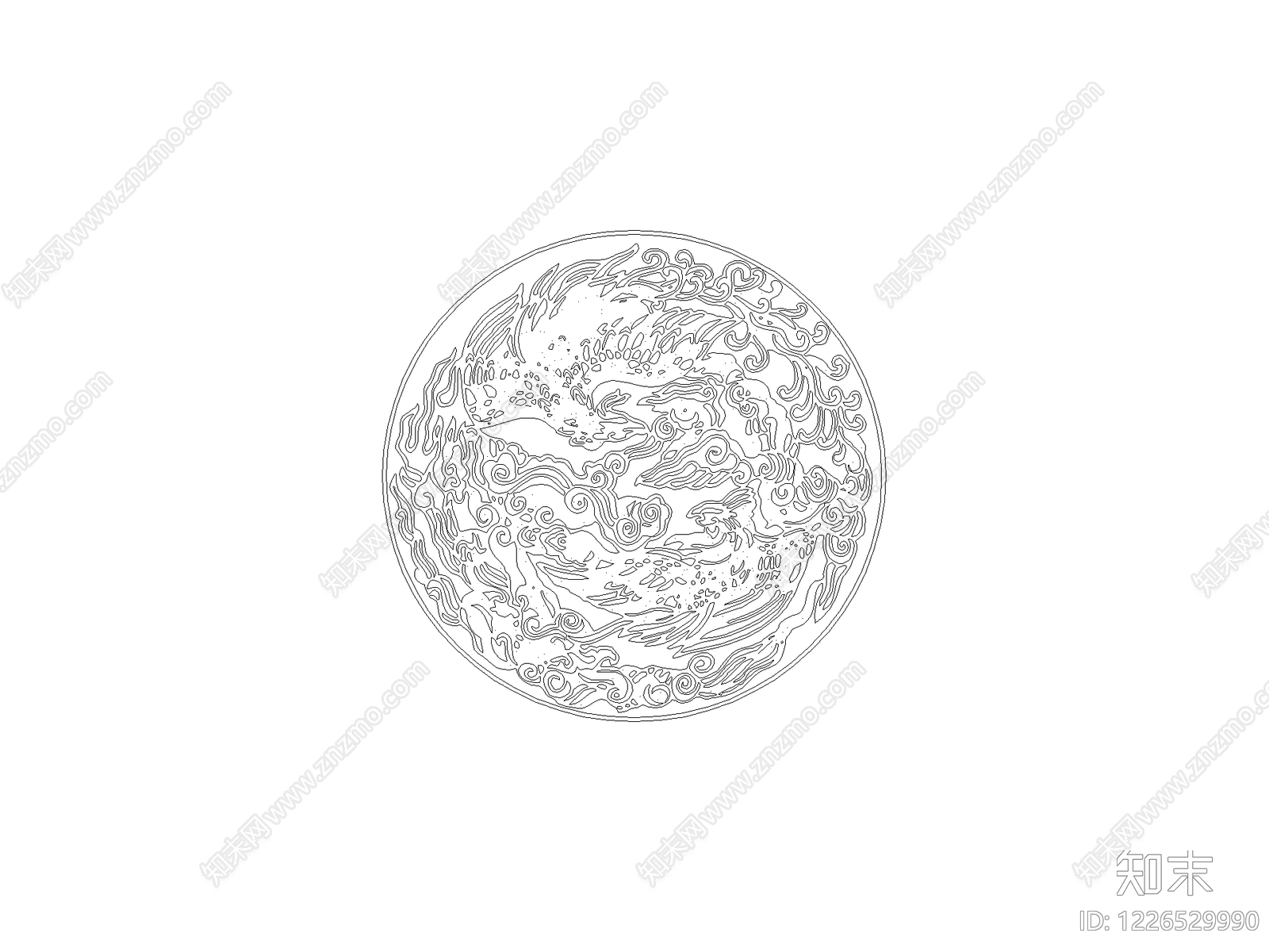 雕塑装饰构件CAD图纸