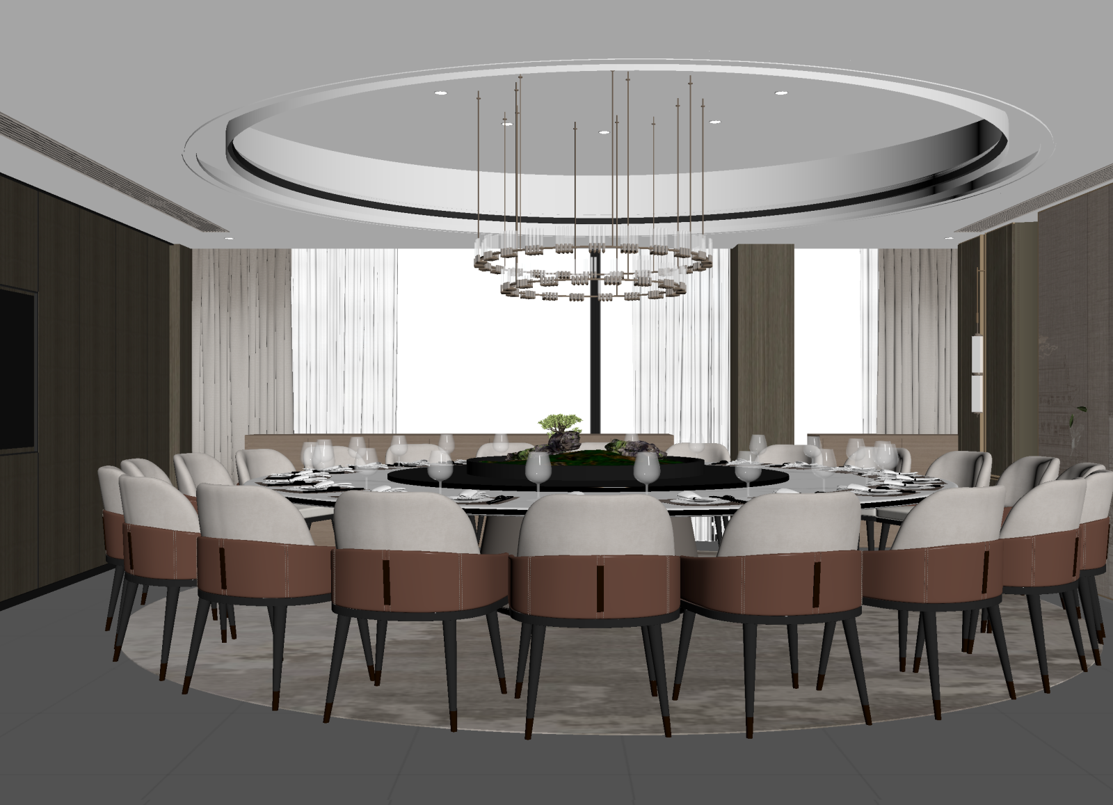 现代包厢3D模型下载【ID:1214355778】