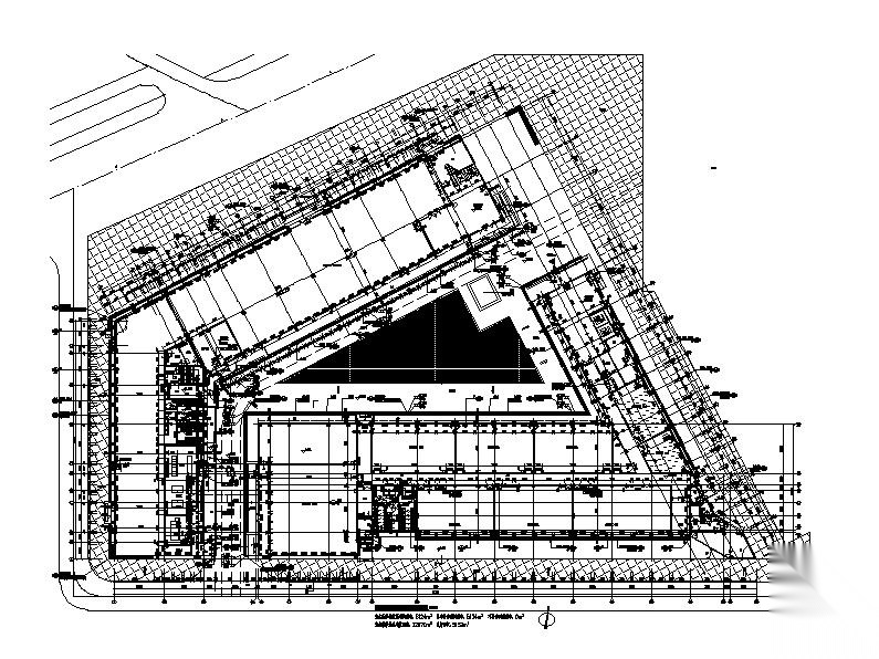 [四川]高层现代风格高等院校多功能艺术楼建筑施工图（1...cad施工图下载【ID:151563116】