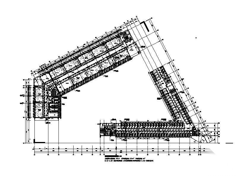 [四川]高层现代风格高等院校多功能艺术楼建筑施工图（1...cad施工图下载【ID:151563116】