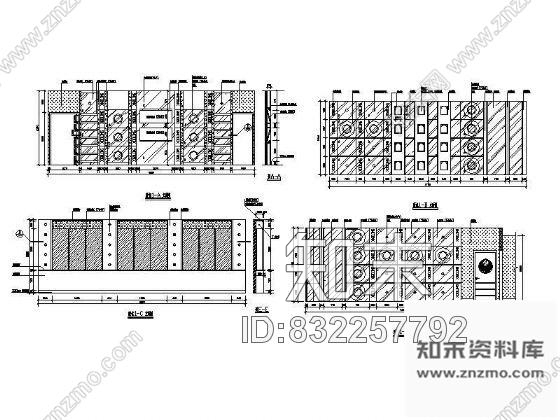 图块/节点娱乐会所豪华包间立面设计图cad施工图下载【ID:832257792】