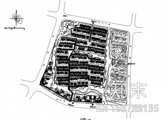 无锡某别墅区室外管线综合图cad施工图下载【ID:165769135】